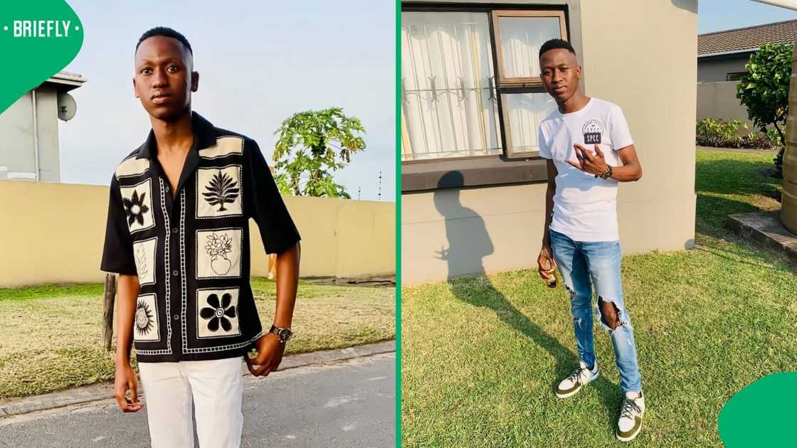 A young man showcased how he spent R16K at the Groove. A young man showcased how he spent R16K at the Groove.