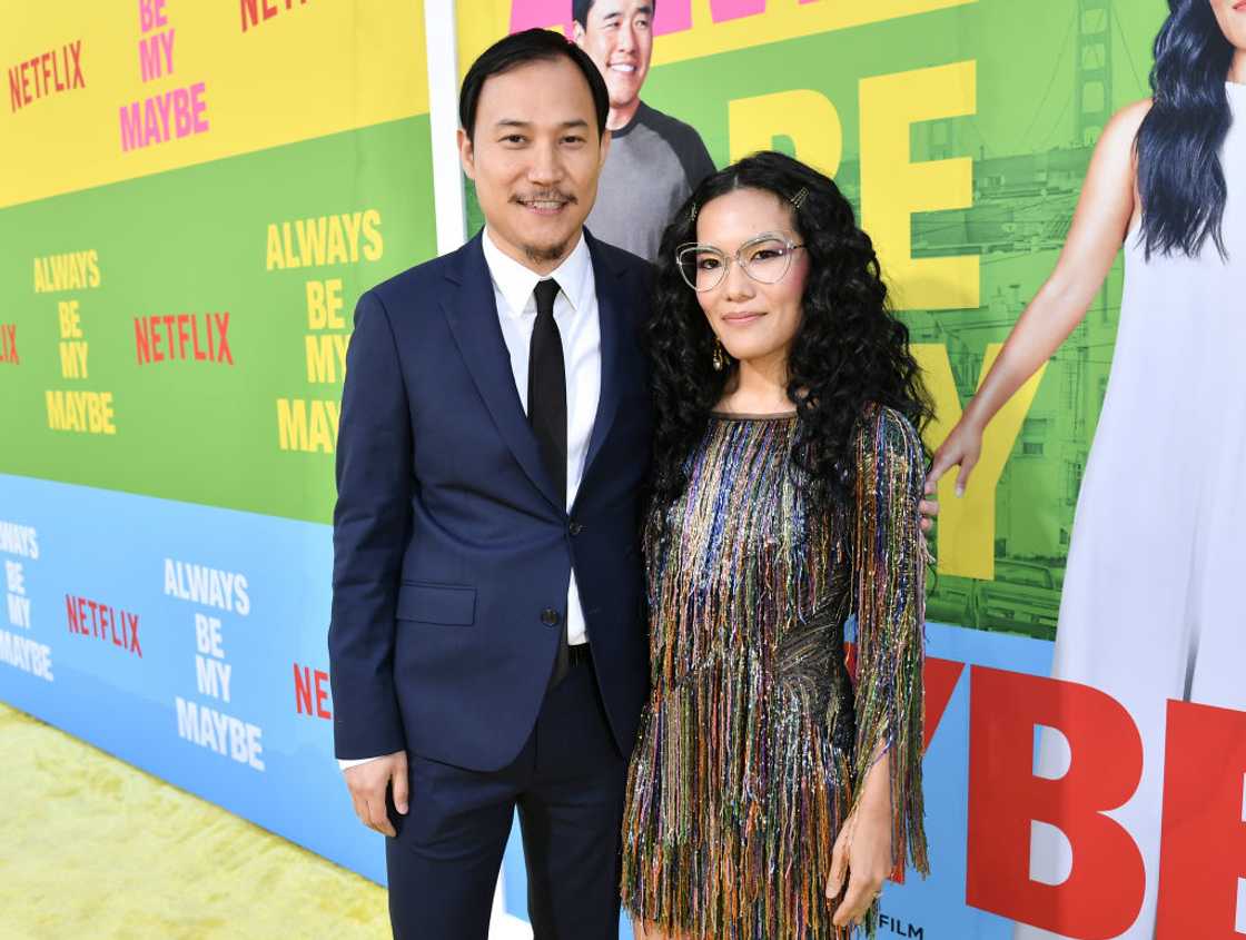 Justin Hakuta and Ali Wong in Los Angeles. Justin Hakuta and Ali Wong in Los Angeles.