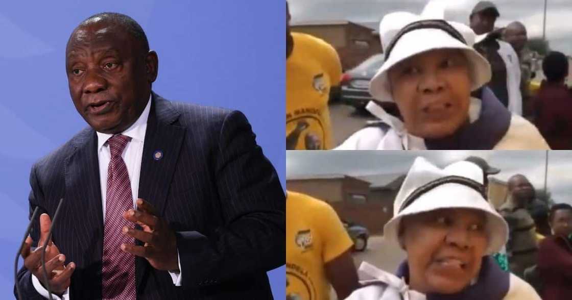 Gogo defends President Cyril Ramaphosa, video, reactions from South Africans Gogo defends President Cyril Ramaphosa, video, reactions from South Africans