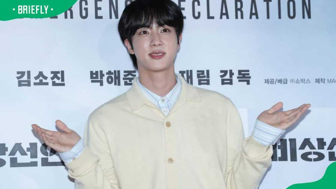 Jin attending the Emergency Declaration VIP Screening Jin attending the Emergency Declaration VIP Screening