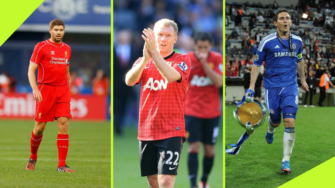 Paul Scholes, Steven Gerrard, and Frank won a lot in their club careers.