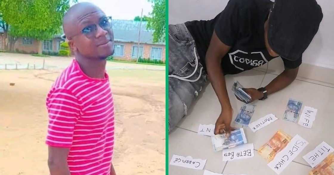 A TikTok user posted his budget for January A TikTok user posted his budget for January