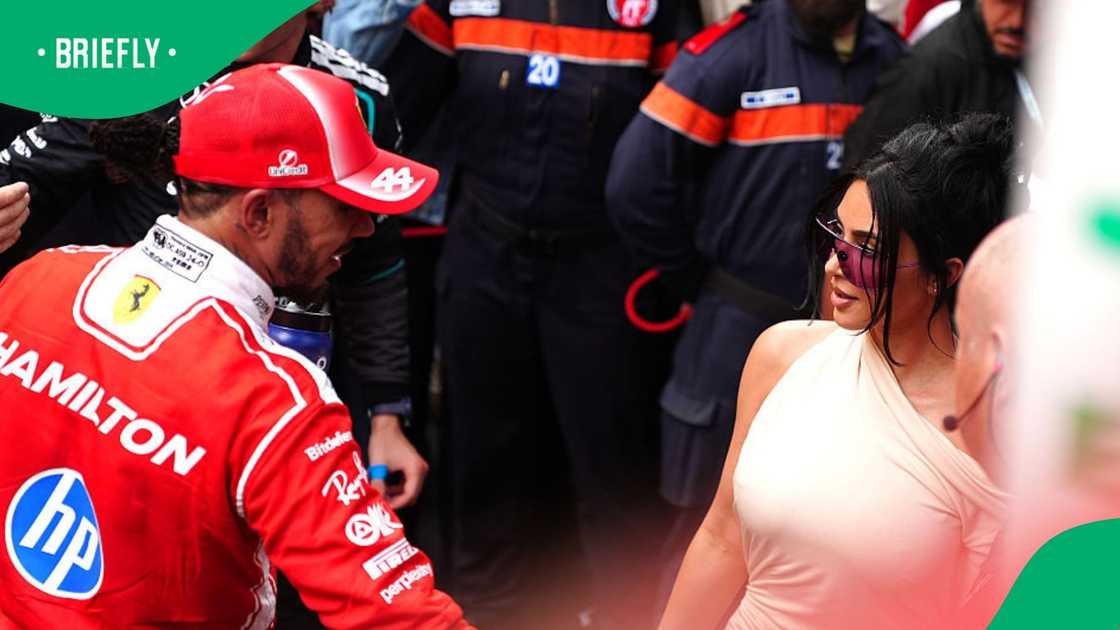 Lewis Hamilton and Kim Kardashian