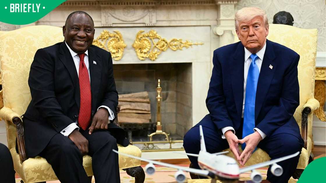 Cyril Ramaphosa discussed his meeting with Donald Trump at the White House