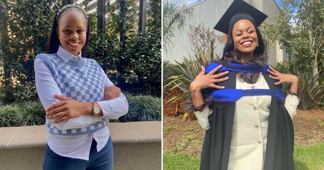 A recent honours graduate is over the moon about bagging a job A recent honours graduate is over the moon about bagging a job