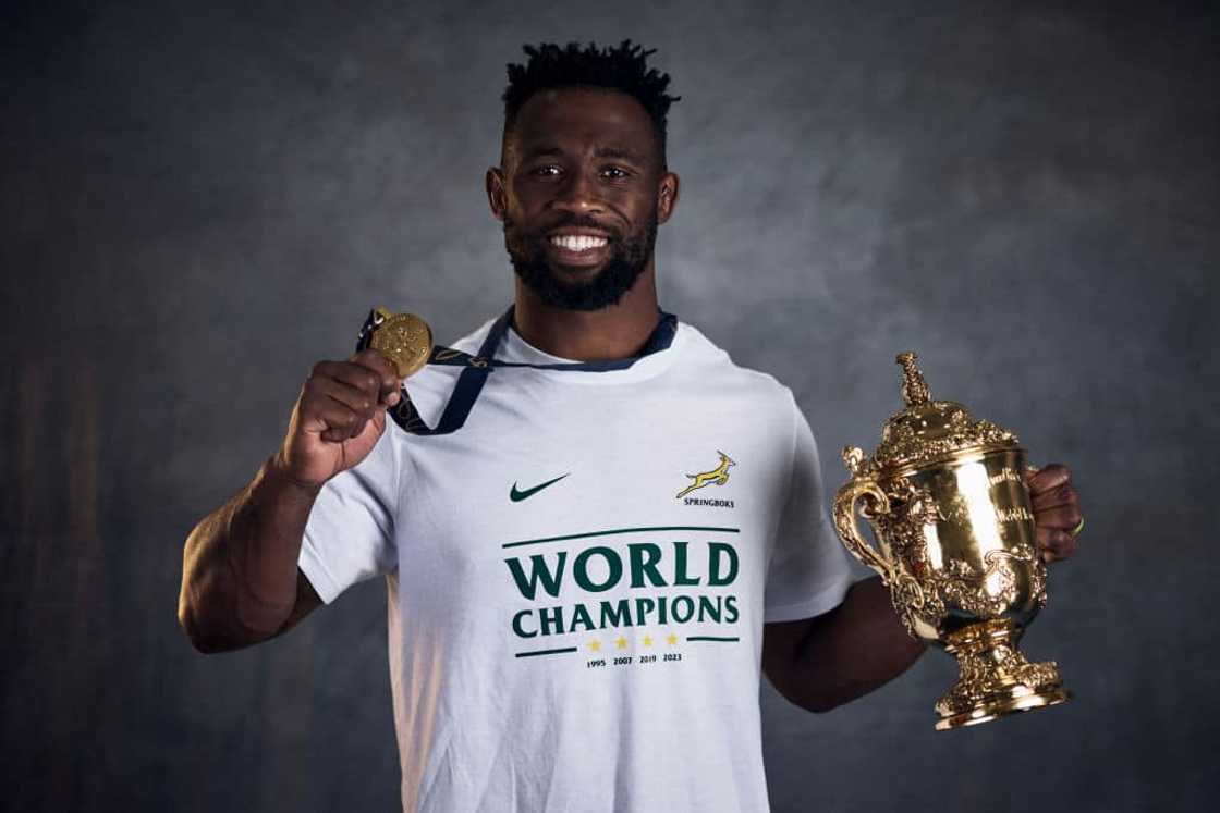 Siya Kolisi captained the Springboks to a win at the Rugby World Cup in 2023