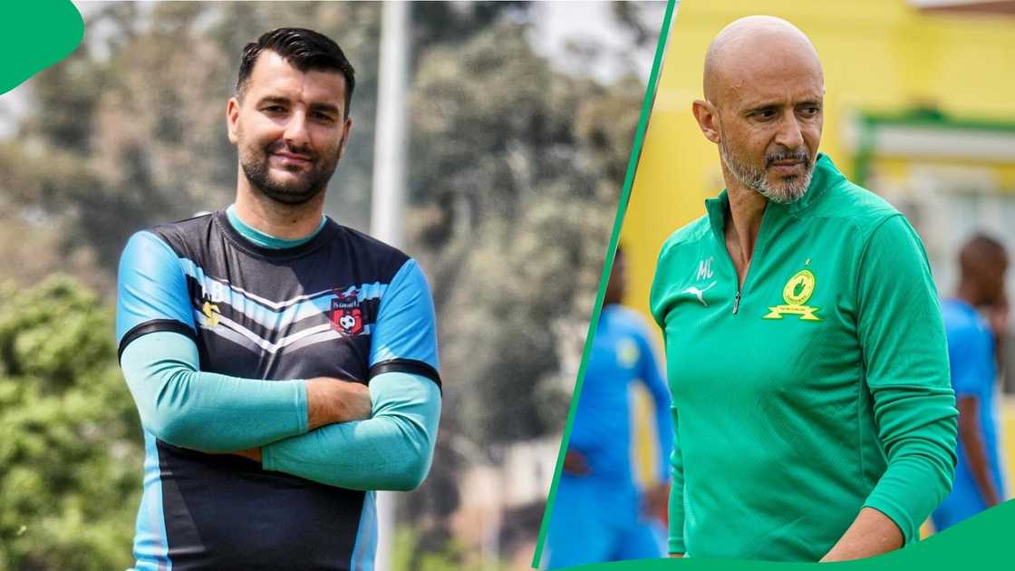 Adnan Beganovic led TS Galaxy to a famous well-earned victory over Mamelodi Sundowns. Adnan Beganovic led TS Galaxy to a famous well-earned victory over Mamelodi Sundowns.