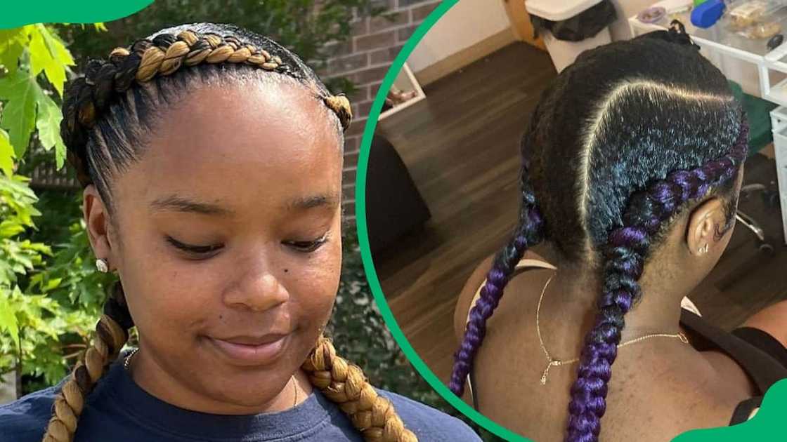 Ponytail tribal braids Ponytail tribal braids