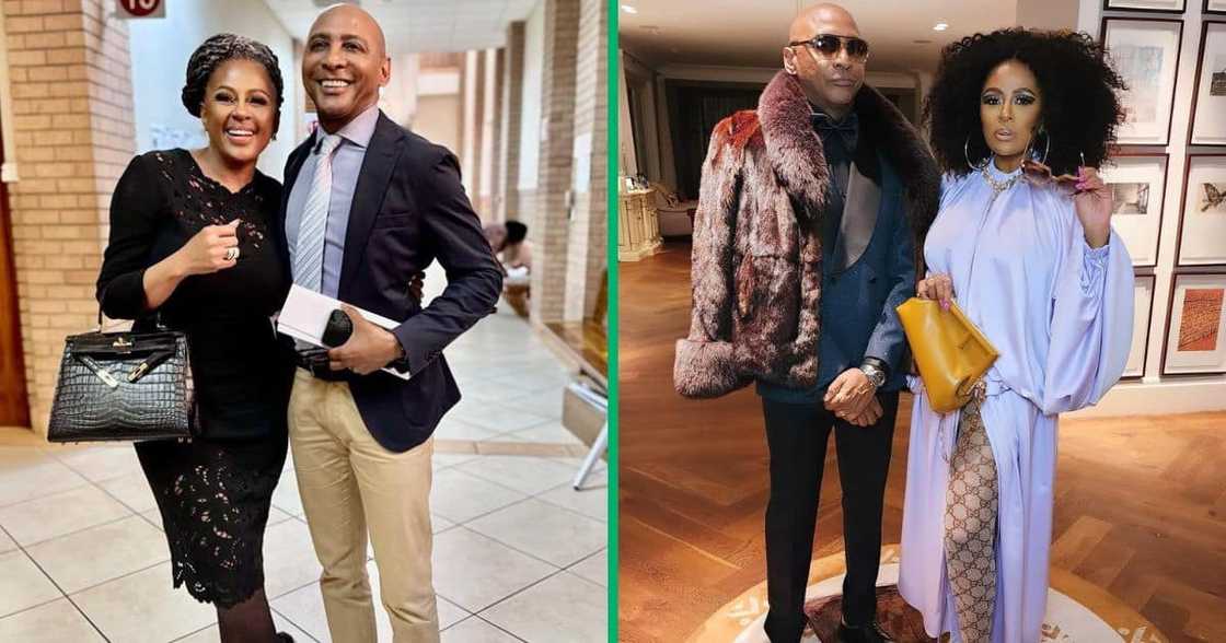 Romeo Kumalo sang to his wife Basetsana Kumalo.