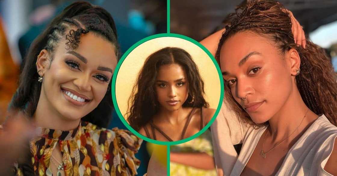 Pearl Thusi wore a Tyla-inspired outfit for a performance Pearl Thusi wore a Tyla-inspired outfit for a performance