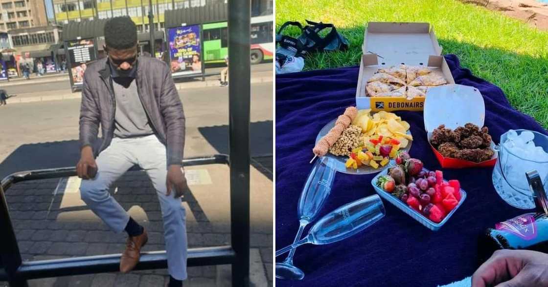 Twitter user @BillzDaOriginal
s R500 picnic date Twitter user @BillzDaOriginal
s R500 picnic date
