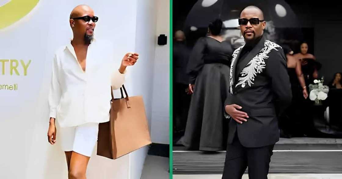 Moshe Ndiki gushed over his sons in a recent Instagram video. Moshe Ndiki gushed over his sons in a recent Instagram video.
