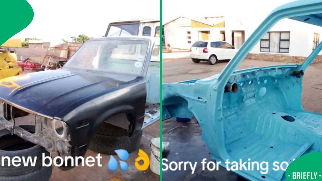 Social media users were captivated by a viral TikTok showing the transformation of a 1983 yellow Toyota Social media users were captivated by a viral TikTok showing the transformation of a 1983 yellow Toyota