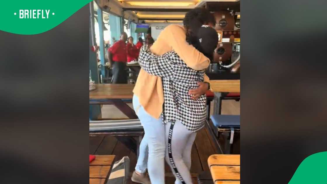 A woman posted a video on how she surprised her man. A woman posted a video on how she surprised her man.