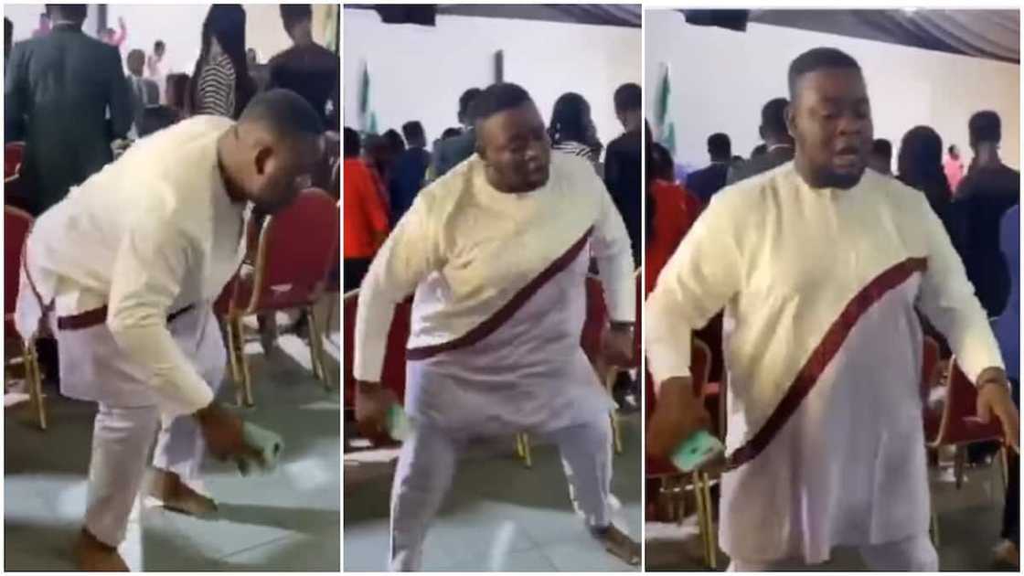 His moves showed great energy. His moves showed great energy.