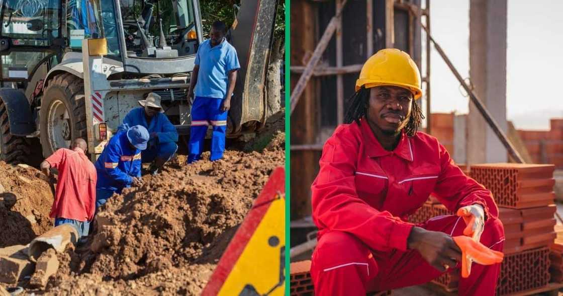 Workers down tools in Mahikeng. Workers down tools in Mahikeng.