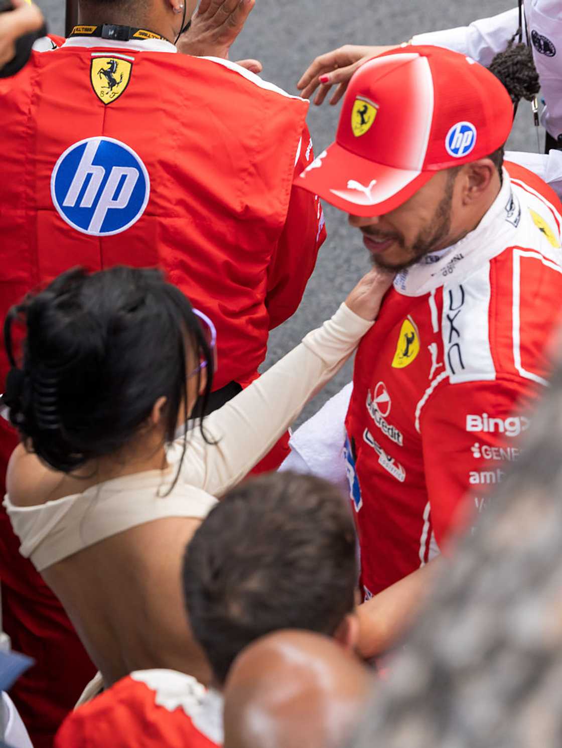 Lewis Hamilton and Kim Kadarshian Lewis Hamilton and Kim Kadarshian