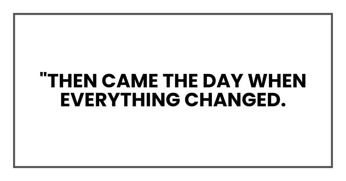 THEN CAME THE DAY THEN CAME THE DAY