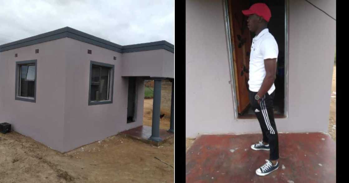 Mzansi man share Facebook pictures of his1 room house