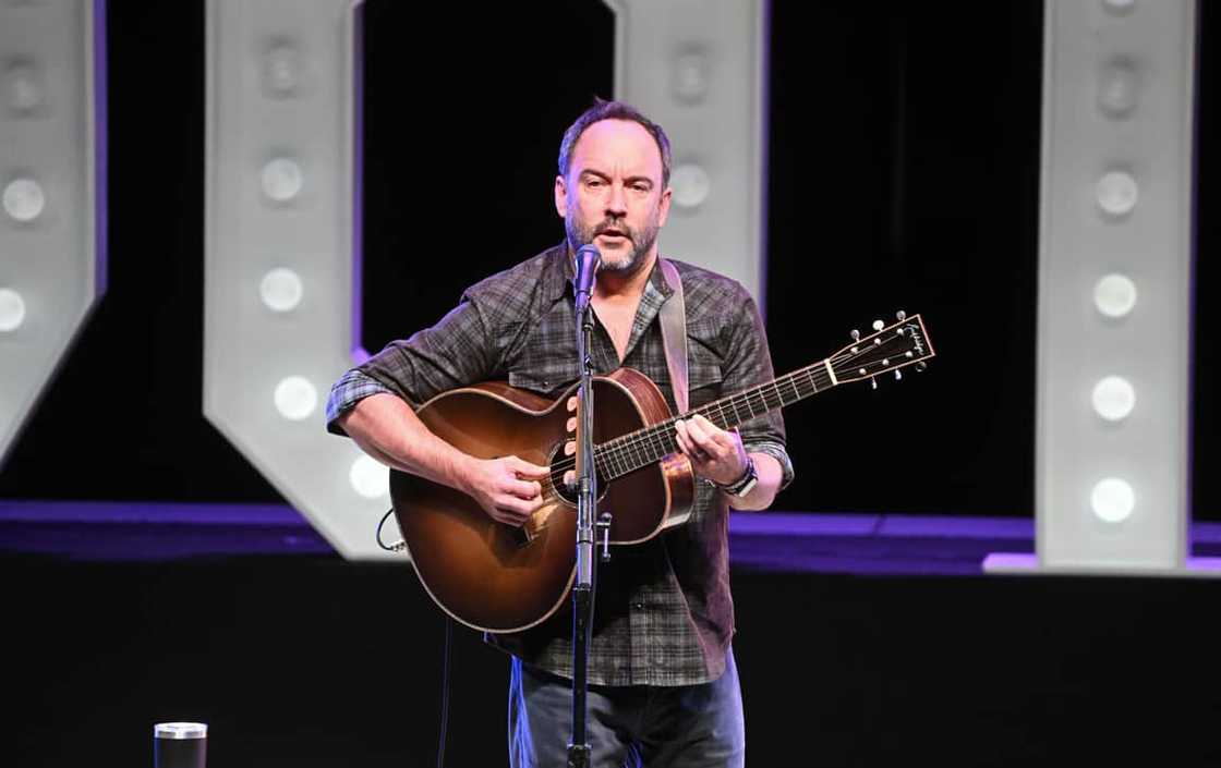 Dave Matthews performs onstage during a special acoustic performance Dave Matthews performs onstage during a special acoustic performance