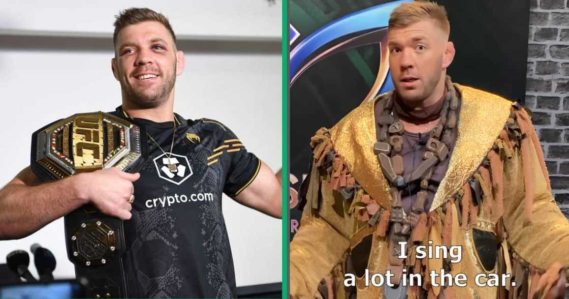 UFC fighter Dricus du Plessis surprised fans by showcasing his singing talent on The Masked Singer SA UFC fighter Dricus du Plessis surprised fans by showcasing his singing talent on The Masked Singer SA