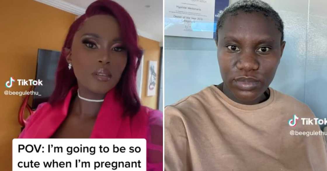 The mother looked very different during her pregnancy and stunned people with her transformation The mother looked very different during her pregnancy and stunned people with her transformation