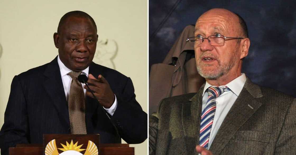 Cyril Ramaphosa & Derek Hanekom Cyril Ramaphosa & Derek Hanekom