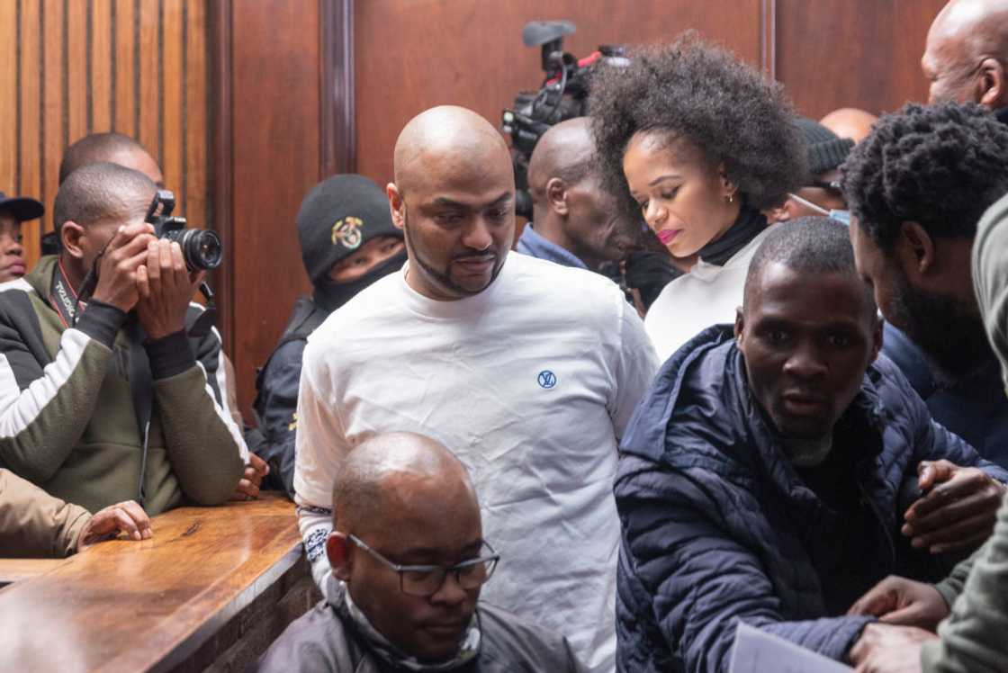 Nandi Magudumana went viral for looking cozy with co-accused Thabo Bester Nandi Magudumana went viral for looking cozy with co-accused Thabo Bester