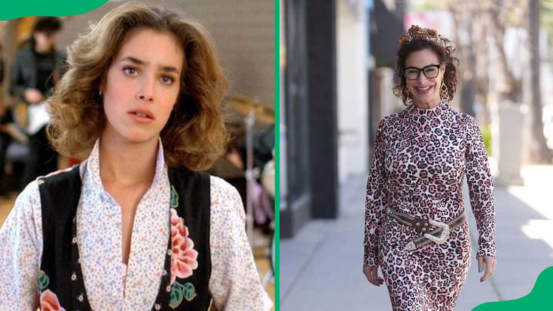 Claudia Wells, then and now. Claudia Wells, then and now.