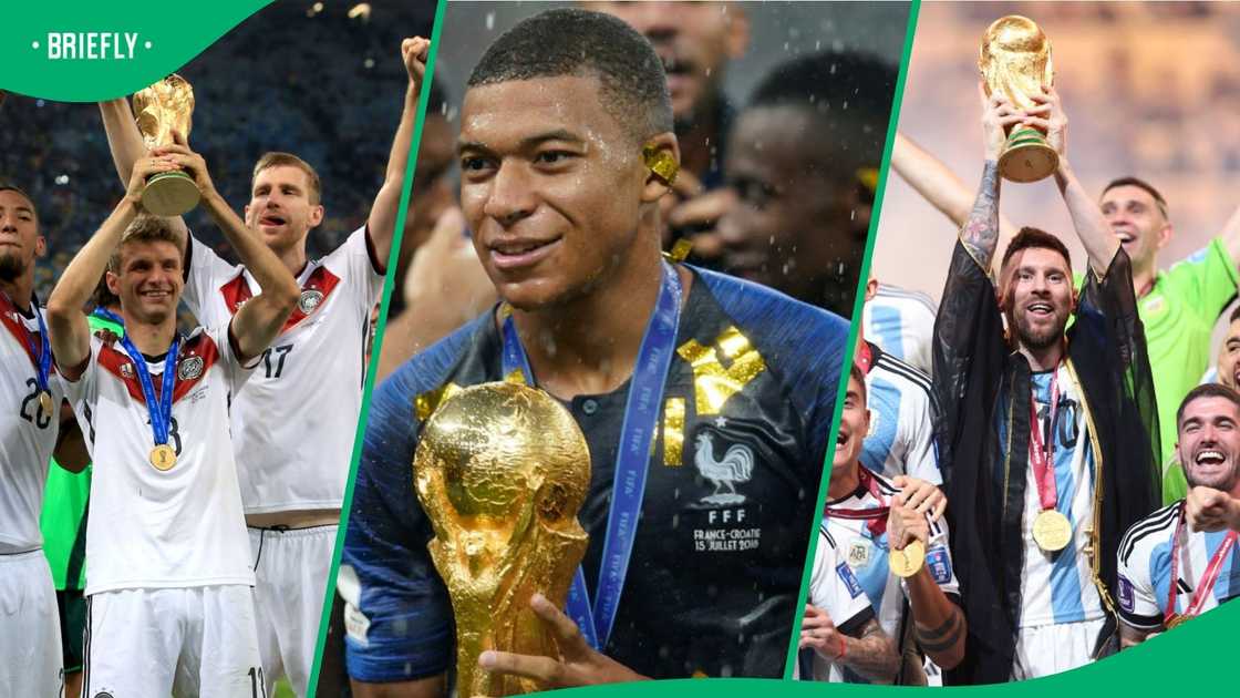 Last 3 FIFA World Cup Winners