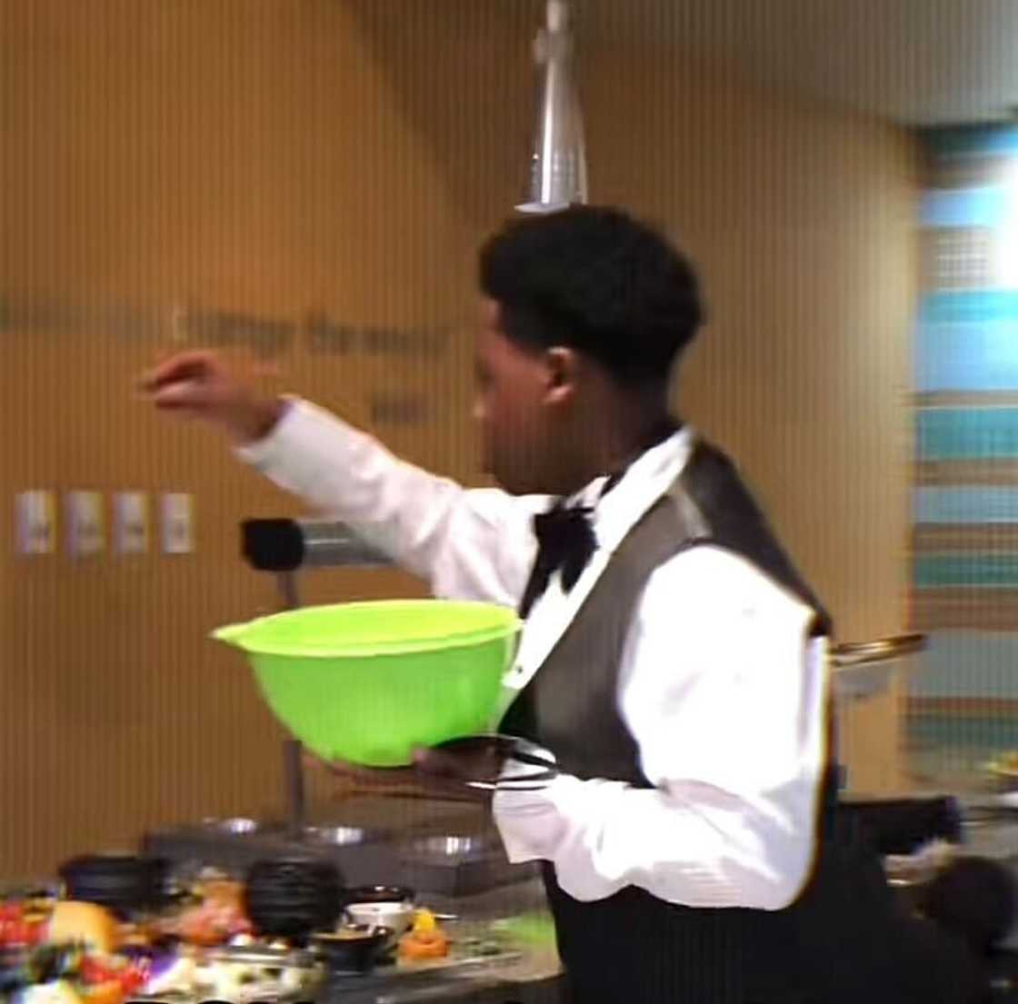 A young man posted a TikTok revealing how he brought Tupperware to his matric dance.
