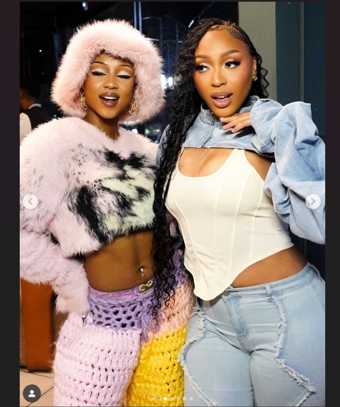 Nadia Nakai and Moozlie shared a steamy kiss. Nadia Nakai and Moozlie shared a steamy kiss.