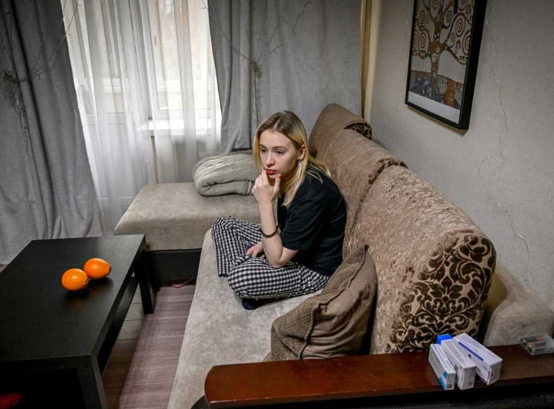 Student Vasilina Kotova says she did not leave her home for two months after President Vladimir Putin announced in February that Russian forces were entering Ukraine