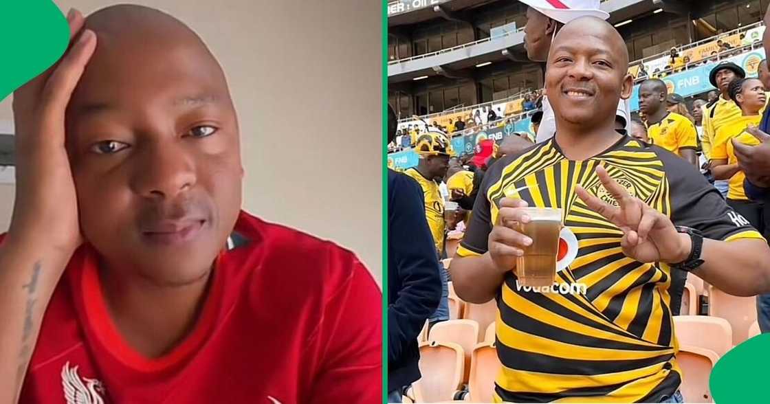 A man complained about tax and the two-pot system in a TikTok video. A man complained about tax and the two-pot system in a TikTok video.