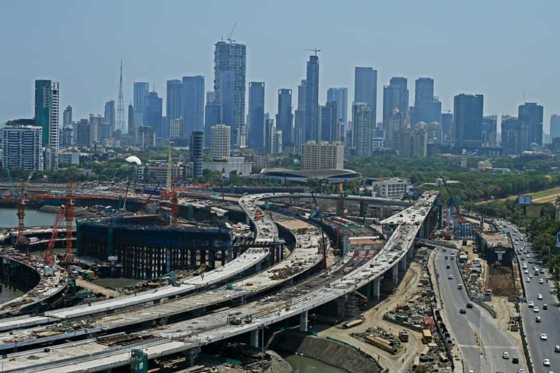 The Mumbai skyline