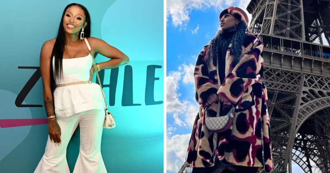 DJ Zinhle, Paris, Fashion, Murdah Bongz, Romantic, Getaway, African Flare, Europe, Holiday, Instagram, Photos DJ Zinhle, Paris, Fashion, Murdah Bongz, Romantic, Getaway, African Flare, Europe, Holiday, Instagram, Photos