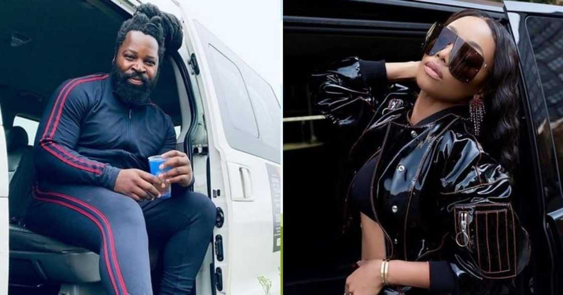 Big Zulu, flirty video, Bonang Matheba, pours cold water, dating rumours Big Zulu, flirty video, Bonang Matheba, pours cold water, dating rumours