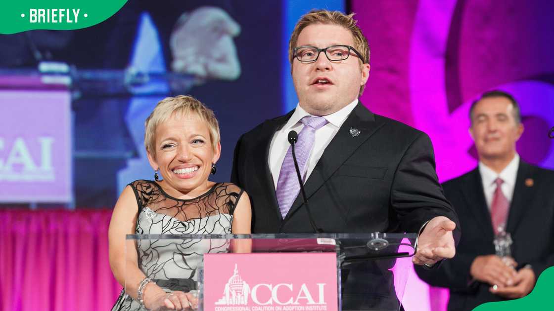 Dr Jen Arnold and Bill Klein in Washington, D.C.