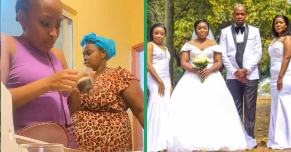 Woman shares video of wedding preparations. Woman shares video of wedding preparations.