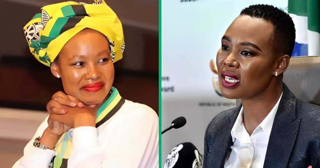 Stella Ndabeni attended the SONA red carpet. Stella Ndabeni attended the SONA red carpet.