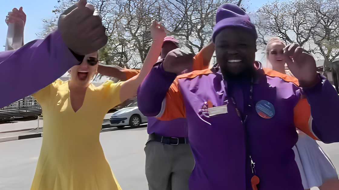 A TikTok video of a joyous moment between Astron workers and customers warmed many hearts