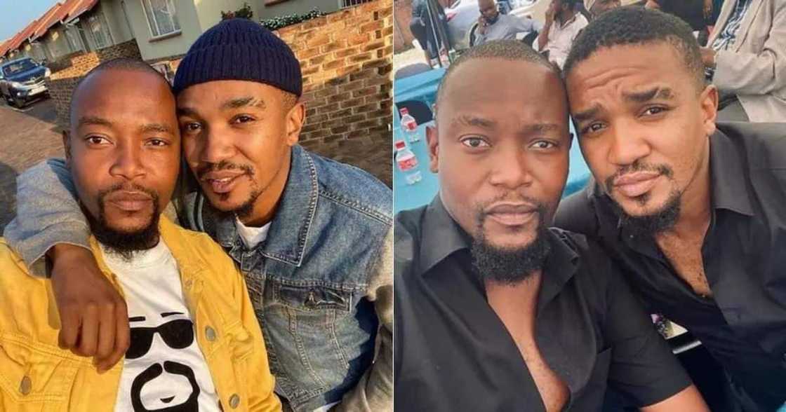 Moshe Ndiki and Phelo Bala during their happier times. Moshe Ndiki and Phelo Bala during their happier times.