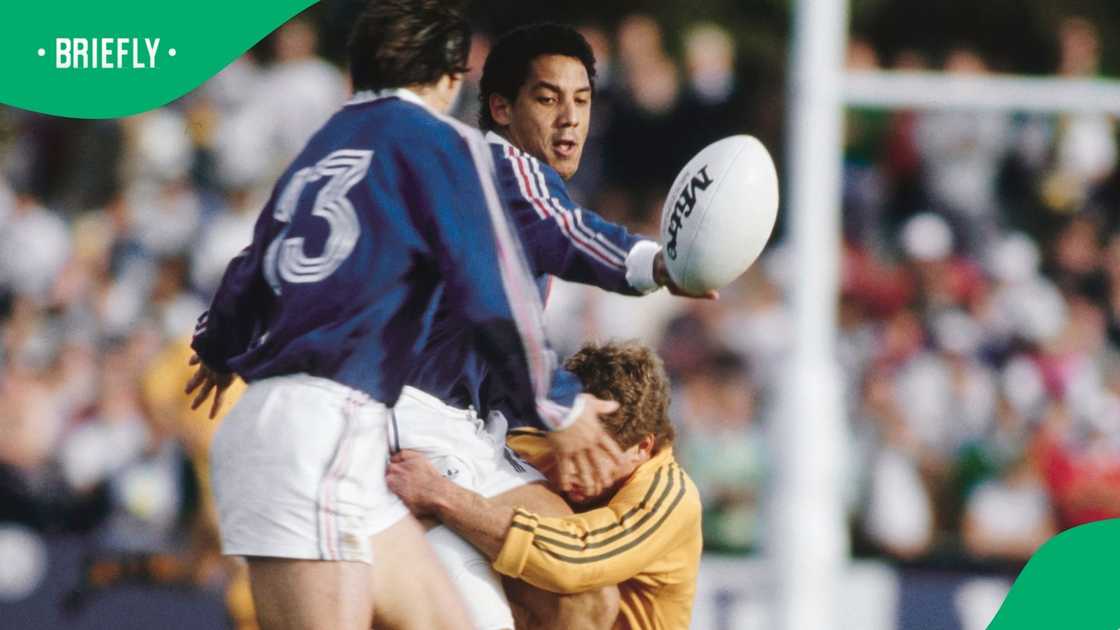 Serge Blanco, France Rugby, Philippe Sella Serge Blanco, France Rugby, Philippe Sella