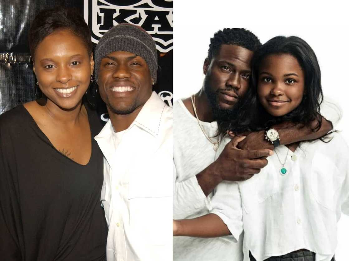 Kevin Hart and his daughter Heaven Leigh Kevin Hart and his daughter Heaven Leigh
