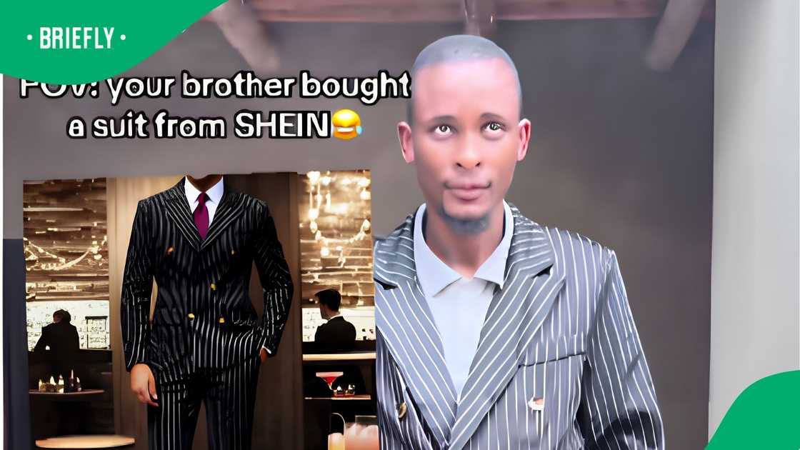 SA man rejects Shein suit in shopping fail TikTok video