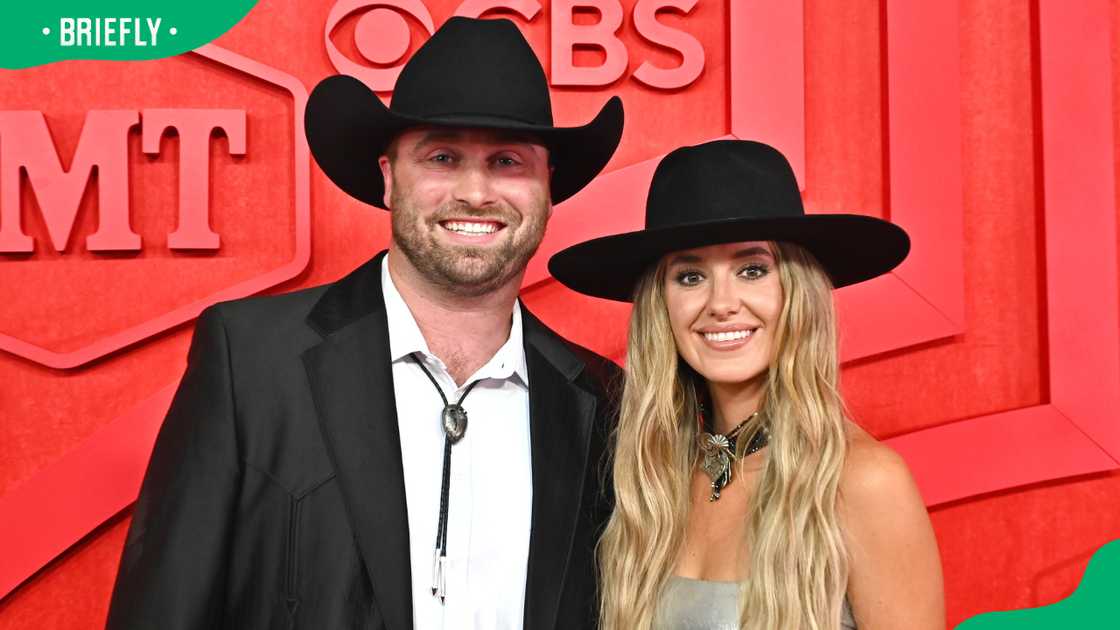 Devlin 'Duck' Hodges and Lainey Wilson in Texas