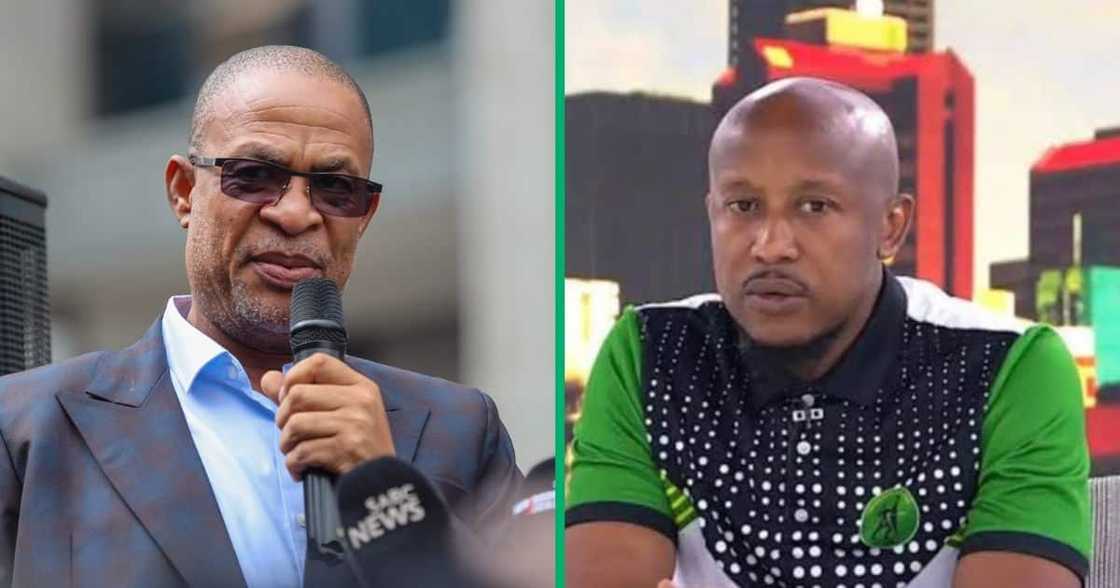 Expelled MK Party leader Jabulani Khumalo cries foul, but party spokesperson Nhlamulo Ndlela stands by the party's decision. Expelled MK Party leader Jabulani Khumalo cries foul, but party spokesperson Nhlamulo Ndlela stands by the party's decision.