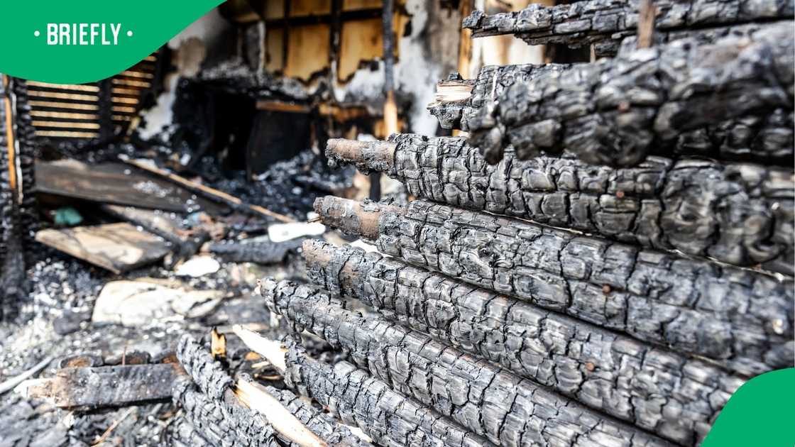 The fire spread to four nearby houses, gutting everything in its path The fire spread to four nearby houses, gutting everything in its path