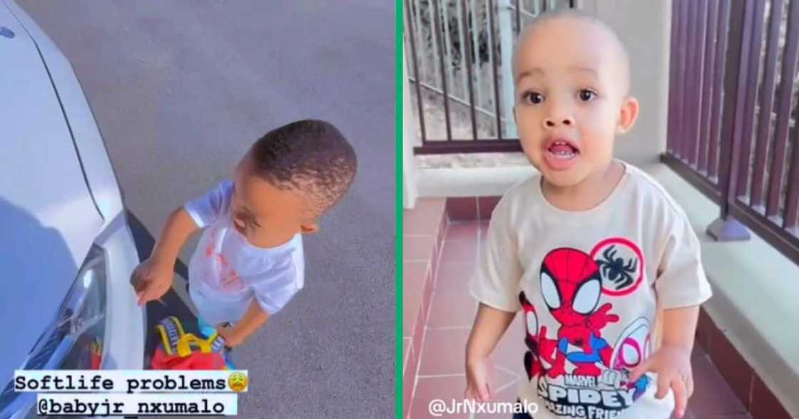 A little guy's TikTok video of him wanting to be driven to school in a Mercedes Benz is going viral. A little guy's TikTok video of him wanting to be driven to school in a Mercedes Benz is going viral.