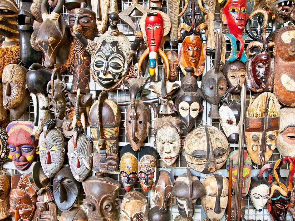 African tribal masks